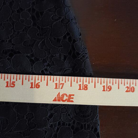 Express Lace Sheer Waist Cutout Bodycon Dress Size 10 Whimsigoth Coquette Black - Picture 12 of 13